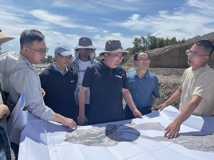 以查促改 提质增效——大队对环境院地质灾害精细化调查项目进行中期检查